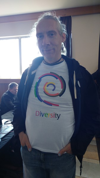 Rhonda modelling our diversity T!